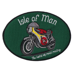 GREEN OVAL IRON/SEW PATCH MG 866